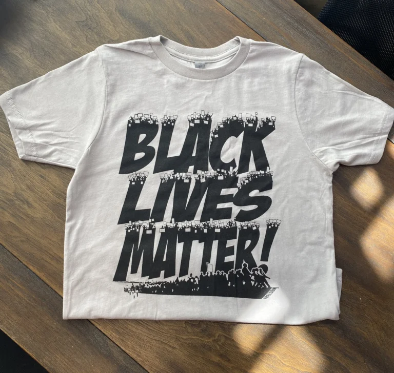 Program Manager Sean Irving Designs Black Lives Matter T-Shirt