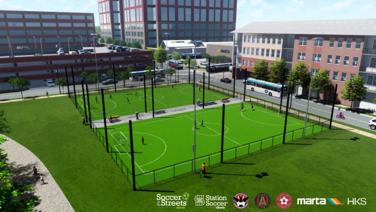 Atlanta United Foundation, MARTA, The City of Atlanta and Soccer in the Streets to Open StationSoccer Pitches at Lindbergh Station